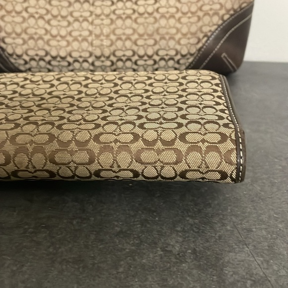 Vintage coach Hobo multi way shoulder bag with matching wallet Bundle - Picture 11 of 12